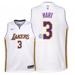 Camisetas de NBA Ninos Los Angeles Lakers Josh Hart Blanco Association 2018