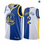 Camisetas NBA de Willie Cauley-Stein Golden State Warriors Azul Blanco Split Edition 19/20