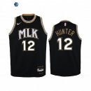 Camiseta NBA Ninos Atlanta Hawks De'andre Hunter MLK Negro Ciudad 2020