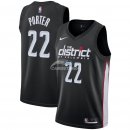 Camisetas de NBA Ninos Washington Wizards Otto Porter Jr Nike Negro Ciudad 18/19