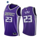 Camisetas NBA de Sacramento Kings Louis King 75th Season Diamante Purpura Icon 2021-22