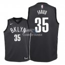 Camiseta NBA Ninos Brooklyn Nets Kenneth Faried Negro Statement 2018