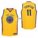 Camiseta NBA Ninos Golden State Warriors Klay Thompson Nike Amarillo Ciudad 17/18