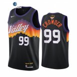 Camisetas NBA Phoenix Suns Jae Crowr 2021 Finales Negro Ciudad