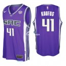 Camisetas NBA de Kosta Koufos Sacramento Kings Púrpura 17/18