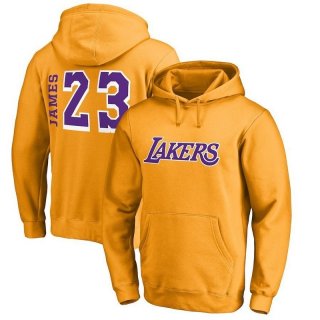 Chaqueta De Lana NBA Los Angeles Lakers LeBron James Amarillo