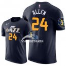 Camisetas NBA de Manga Corta Grayson Allen Utah Jazz Marino 17/18