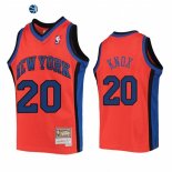 Camisetas NBA Ninos New York Knicks Kevin Knox Naranja Hardwood Classics