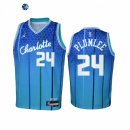 Camisetas NBA Ninos Charlotte Hornets Mason Plumlee Verde Azul 2021