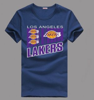 Camisetas NBA Los Angeles Lakers Tinta Azul-2