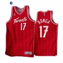 Camisetas NBA Earned Edition Toronto Raptors NO.17 Isaac Bonga Rojo 2022-23