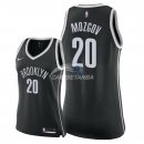 Camisetas NBA Mujer Timofey Mozgov Brooklyn Nets Negro Icon