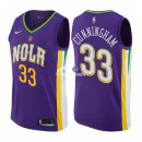 Camisetas NBA de Dante Cunningham New Orleans Pelicans Nike Púrpura Ciudad 17/18