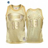 Camisetas de NBA Ninos San Antonio Spurs Marco Belinelli Oro Hardwood Classics