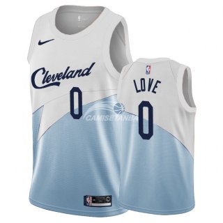 Camisetas NBA Edición ganada Cleveland Cavaliers Kevin Love Azul 2018/19
