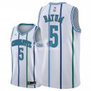 Camisetas NBA de Nicolas Batum Charlotte Hornets Retro Blanco 18/19