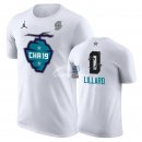 Camisetas NBA de Manga Corta Damian Lillard All Star 2019 Blanco