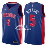 Camisetas NBA de Luke Kennard Detroit Pistons 17/18 Azul Icon