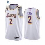 Camiseta NBA de Quinn Cook Honor Kobe Gigi Los Angeles Lakers Blanco Association 2020