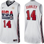 Camisetas NBA de Barkley USA 1992 Blanco
