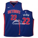 Camiseta NBA Ninos Detroit Pistons Kay Felder Azul Icon 17/18