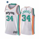 Camisetas NBA de San Antonio Spurs Jock Landale 75th Blanco Ciudad 2021-22
