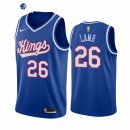 Camisetas NBA Nike Sacramento Kings NO.26 Jeremy Lamb Azul Classic 2022