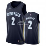 Camisetas NBA de Kobi Simmons Memphis Grizzlies Marino Icon 2018