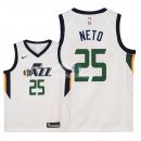 Camisetas de NBA Ninos Utah Jazz Raul Neto Blanco Association 2018