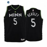 Camiseta NBA Ninos Minnesota Timberwolves Malik Beasley Negro Ciudad 2020-21