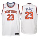 Camisetas de NBA Ninos New York Knicks Trey Burke Blanco Association 2018