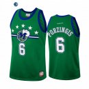 Camisetas NBA Dallas Mavericks Kristaps Porzingis Team Heritage Verde Throwback 1980-04
