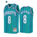 Camisetas de NBA Ninos Charlotte Hornets Bismack Biyombo Teal Hardwood Classics 1992-93