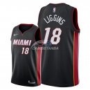Camisetas NBA de DeAndre Liggins Miami Heats Negro Icon 2018