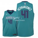 Camiseta NBA Ninos Charlotte Hornets Willy Hernangomezb Verde Icon 2018