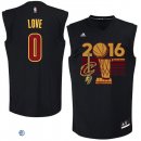 Camisetas NBA Cleveland Cavaliers Kevin Love 2016 Finals Negro