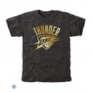 Camisetas NBA Oklahoma City Thunder Negro Oro