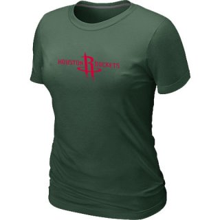 Camisetas NBA Mujeres Houston Rockets Verde Oscuro
