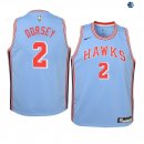 Camisetas de NBA Ninos Atlanta Hawks Tyler Dorsey Azul Hardwood Classics 19/20