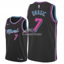 Camisetas NBA de Goran Dragic Miami Heats Nike Negro Ciudad 18/19