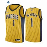 Camisetas NBA Edición ganada Indiana Pacers T.J. Warren Oro 2020-21