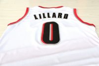 Camisetas NBA de Damian Lillard Portland Trail Blazers Blanco