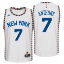 Camisetas NBA de Anthony Mason New York Knicks Blanco Encaje