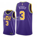 Camisetas NBA de Ricky Rubio Utah Jazz Retro Púrpura 2018
