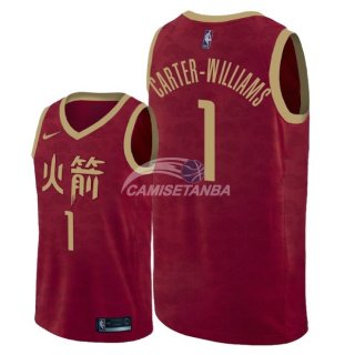 Camisetas NBA de Michael Carter Williams Houston Rockets Nike Rojo Ciudad 18/19