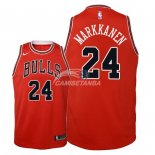 Camiseta NBA Ninos Chicago Bulls Lauri Markkanen Rojo Icon 2018