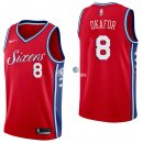 Camisetas NBA de Jahlil Okafor Philadelphia 76ers Rojo Statement 17/18