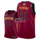 Camisetas NBA Cleveland Cavaliers Kendrick Perkins 2018 Finales Rojo Icon Parche