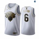 Camisetas NBA de Elfrid Payton New York Knicks Blanco Oro 19/20