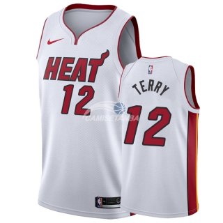 Camisetas NBA de Emanuel Terry Miami Heat Blanco Association 18/19